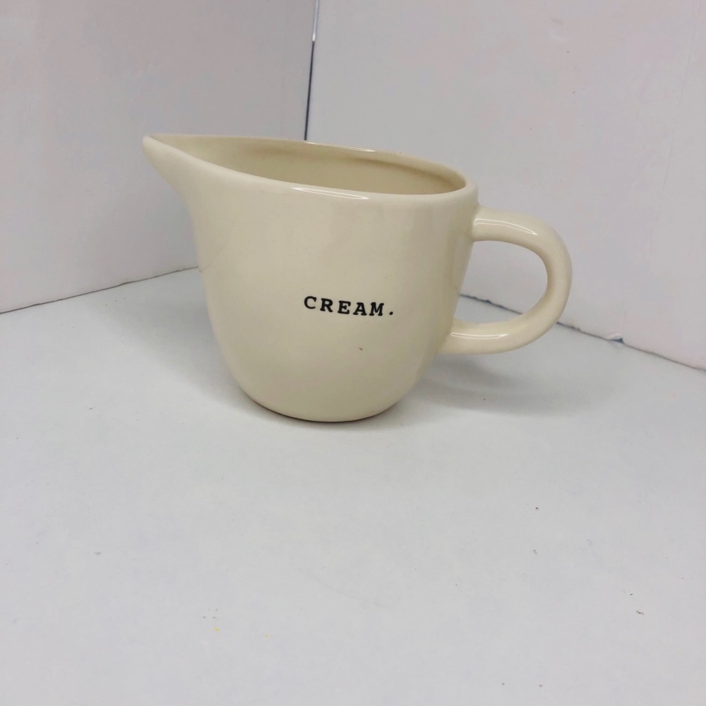 Rae Dunn new creamer pitcher typewriter print NEW